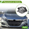 BMW 330i (2006-2008) Clear Black 1 x Fog Light Grill