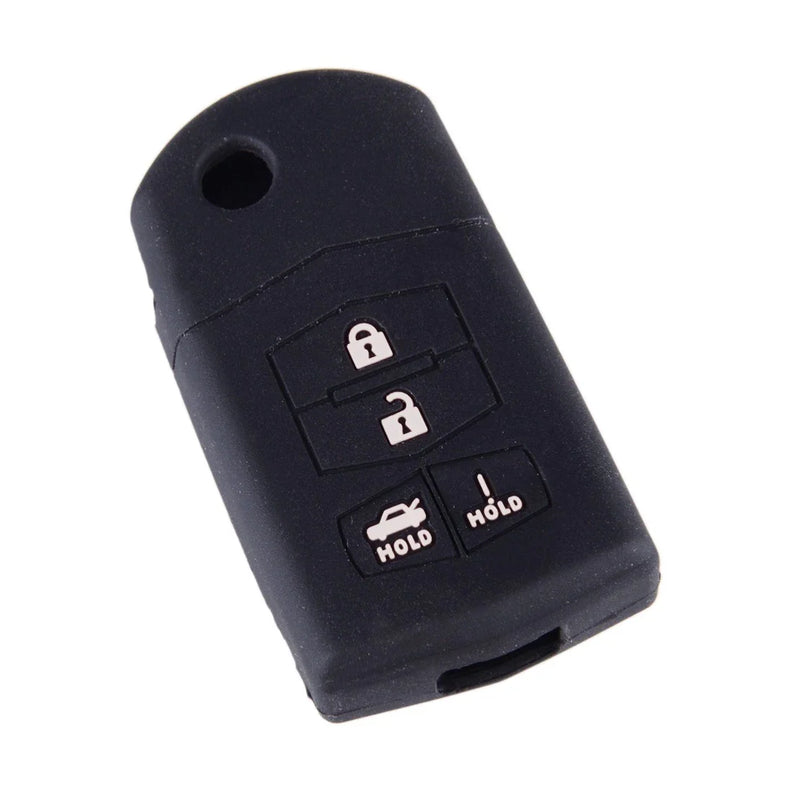 Mazda 3, 6, RX-8 Silicone 4 Button Remote Keychain Cover (2004-2013)