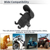 Motorcycle Phone Mount Holder / 4.7-7.2 in / Rearview Mirror Mount