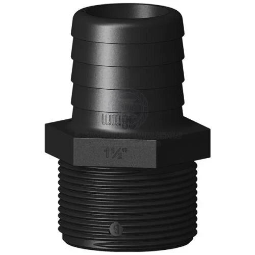 Boats & PWC Trudesign Tail 38mm Straight Male Threaded 1.5" BSP