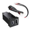 Toyota RAV4, C-HR Fast Charger Dual QC3.0 + PD Socket Type C USB