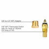 Car Engine Cooling - Hexagonal Nut Electric Fan Thermostat Switch