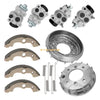 Honda Rubicon TRX500FA Front Brake Drum Wheel Cylinder w/Shoes (2001–2004)