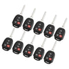 Toyota Highlander, Sequoia, RAV4, Corolla 10pc Keychain Remote Control