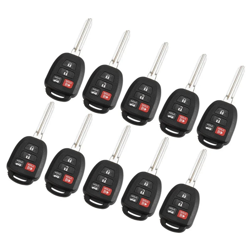 Toyota Highlander, Sequoia, RAV4, Corolla 10pc Keychain Remote Control