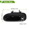 Honda Civic Black Front Left Exterior Door Handle (1996-2000)