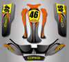 CRG 06 Custom KART ART Sticker Kit CREEP STYLE Decals
