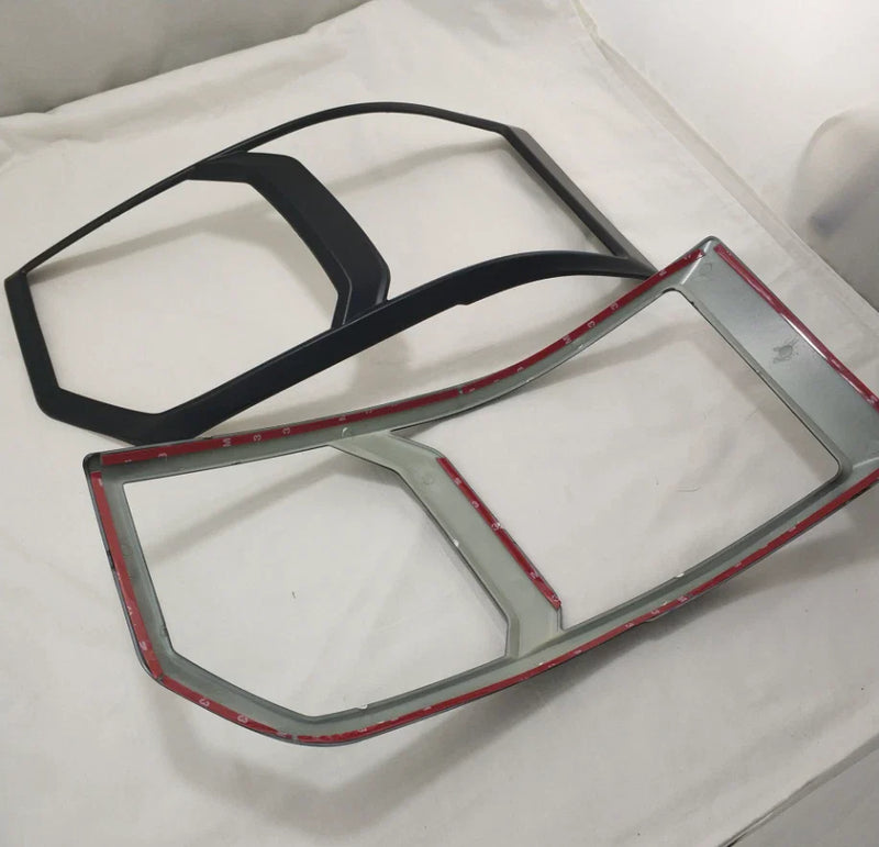 Toyota Hiace Matte Black Headlight Cover Trim (2014-2018)