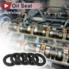 Rotary Shaft Seal 30x47x7mm Nitrile 70 Durometer Rubber 5 Pcs