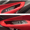 Corvette C8 2020-2023 Dry Carbon Fiber Window Lift Switch Panel Cover Trim