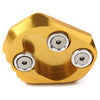 YAMAHA YZF-R6 Gold Kickstand Side Stand Plate Extension Pad (2017-2018)