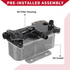 BMW 528i Oil Cooler Engine Oil Cooler Filter Housing