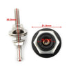 Car - Red Quick Release Hood Bonnet Pins Lock Clip Bumper Latch Kit