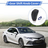 Toyota Camry Black Blue Faux Leather Gear Shift Knob Cover (2018-2023)