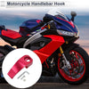 Rectangle Aluminum Alloy Hanging Hook Motorcycle Hexagon Wrench Screw Nut Red