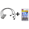 Ignition Spark Plugs + Leads Hiace RZH103 RZH113 2.4L 2RZE 4cl (1998–2004)