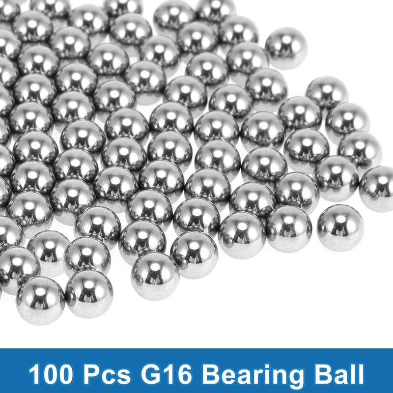 G16 Precision Ball Bearing Silver Tone 100 Pcs 6mm Bearing Ball