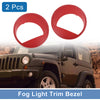 Jeep Wrangler JK Front Headlight Trim Bezels (2007-2017)