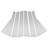 Hyundai Santa Fe ix45 (2019-2021) Silver Tone 6 x Door Pillar Window Trim