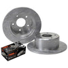 Lexcen VN VP VR VS 2 x Rear Slotted Drilled Disc Rotors + Pads (1991–1997)