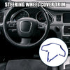 Honda Civic (2016-2021) Blue 3 x Car Steering Wheel Cover Trim