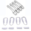 Toyota Land Cruiser Prado Chrome Door Handle & Bowl Set Cover Trim (2010-2019)