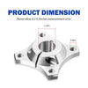 Go Kart 2 x Wheel Hub 1-1/4 Rear 4 x 4 Aluminum