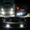 2pcs White Motorcycle Eagle Eye Lights Strobe Backup Lamps Mirror Mount