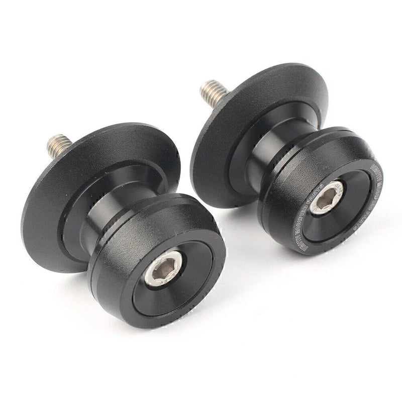 Yamaha YZF R1 R3 R6 MT-09 MT-10 6mm Black Swing Arm Spool Slider