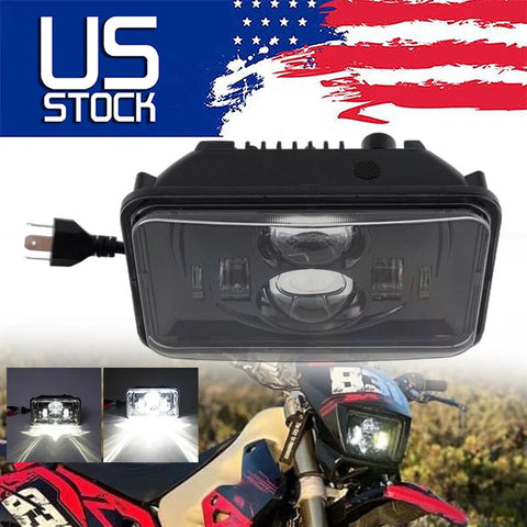 Suzuki DRZ400SM DRZ400S 4x6" LED Headlight High Low Beam (2000-2023)