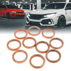 Honda GY6-125 ATV 10 x Metal Motorcycle Exhaust Pipe Muffler Gaskets
