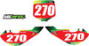 Kawasaki KX 65 (2006-2024) Sunrise Style Custom Number Plate Graphics