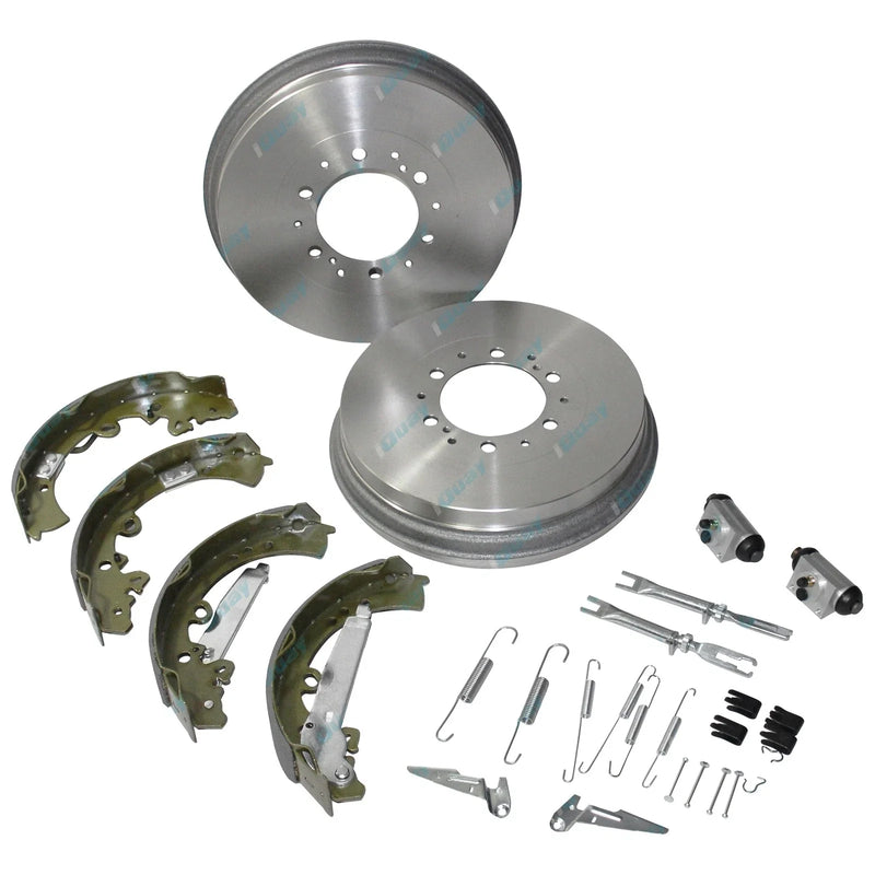 Hilux GGN25 KUN26 05~16 4X4 Rear Brake Drums + Shoes + Wheel Cylinders Kit