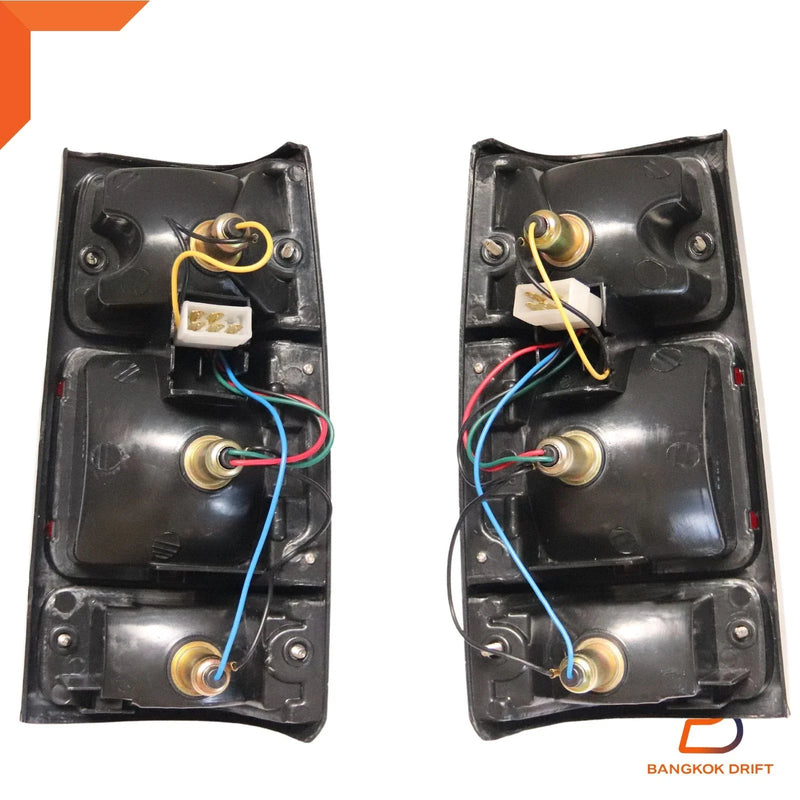 Holden Rodeo TF Rear Tail Lights Lamps Black Trim Pair (1988-1997)