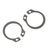 Universal 100pcs 304 SS External Circlip Ring Assortment 8-18mm