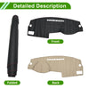 Ford Mondeo (2004-2012) Black Red Dashboard Cover Mat