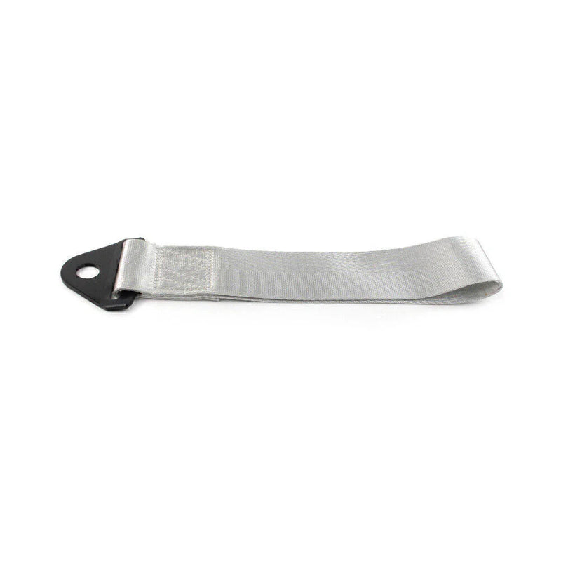 Universal Car Rear / Front Bumper - Gray Tow Strap Belt Rope