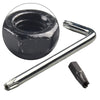 Cars License Plate Screws Plastic+Stainless Steel
