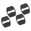 Kia GT 4 x Carbon Fiber Black Door Lock Striker Covers (2018-2023)