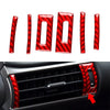 Lexus RC300 350 200T Carbon Red Side Air Vent Outlet Cover Trim (15-24)