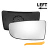 Ford Transit T150 T250 Left Lower White Mirror Glass w/ Back Non-heated