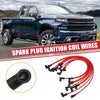 Chevrolet SBC BBC Engines 9 Pcs Spark Plug Wire Ignition Coil Cable