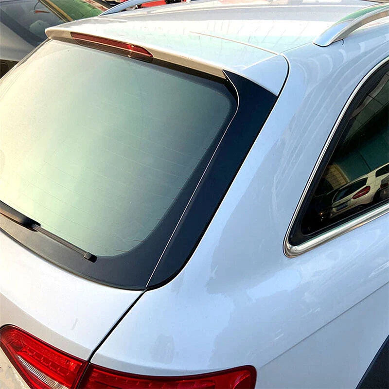 Audi A4 B8 Allroad Gloss Black Rear Window Side Wing Spoilers (2009-2016)
