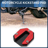 Kickstand Pad / Aluminum Alloy Red / Motorcycle