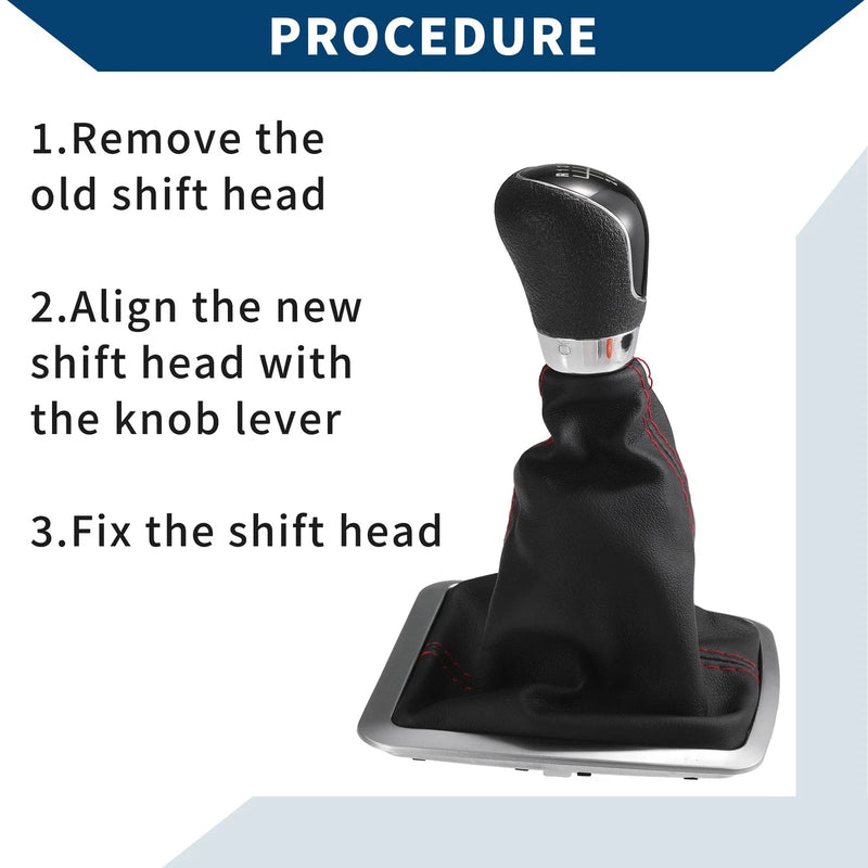 Ford Focus 6 Speed Gear Shift Knob & Dust Cover (2005-2008)