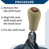 Toyota 4Runner (1993-2001) Brown Leather 5 Speed Manual Gear Shift Knob