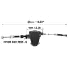 Motorcycle Black CNC Aluminum Alloy Stunt Clutch Cable
