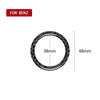 Benz C-Class 2015-2018 Carbon Fiber Engine Start Stop Cover Ring Trim Fit