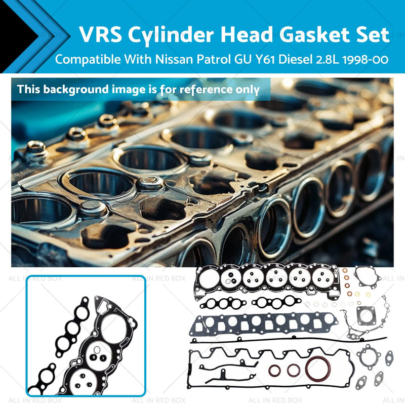 Nissan Patrol GU Y61 Diesel 2.8L VRS Cylinder Head Gasket Set (98-00)