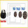 Red 20 x T3 Instrument Wedge A/C Dash Light Bulbs
